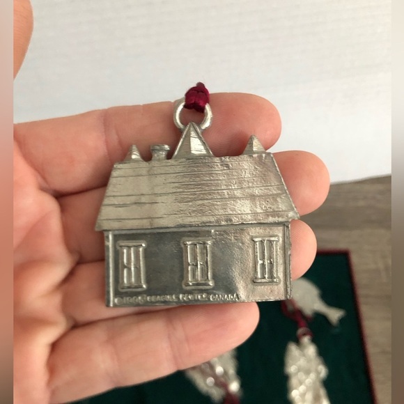 Vtg Seagull Pewter Ornament Set in Box - Picture 10 of 16